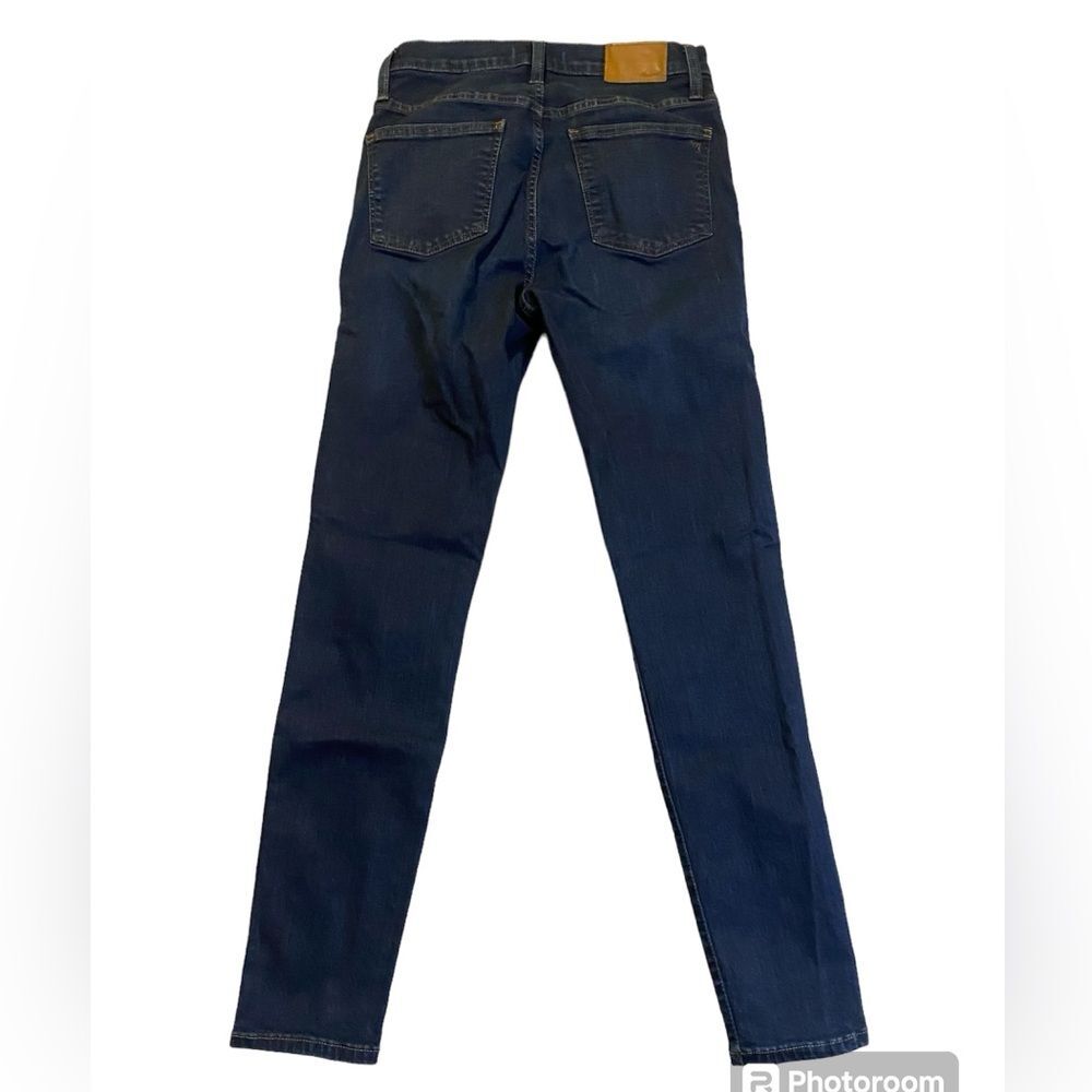 Madewell Dark Wash 10 Inch High Rise Skinny Jeans - Picture 6 of 11